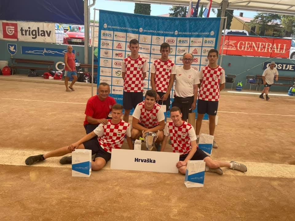 Juniorska reprezentacija Hrvatske osvojila 1.mjesto na Alpe-Adria turniru