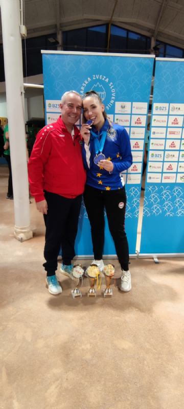 Carrolina Bajrić prvakinja Europe, Nives Jelovica viceprvakinja