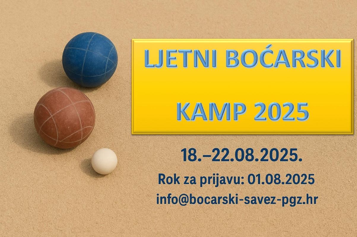 Otvorene su prijave za ljetni boćarski kamp 2025