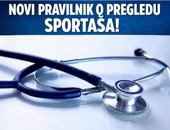 Novi Pavilnik o zdravstvenim pregledima sportaša