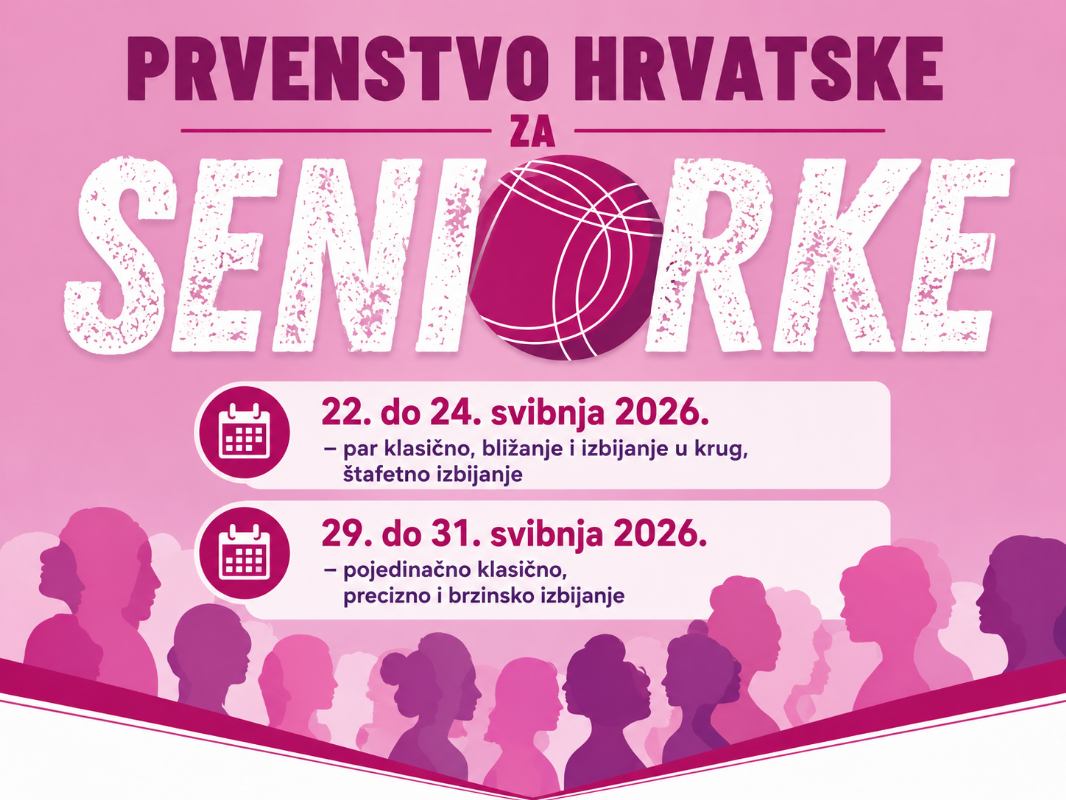 Otvorene su prijave za Prvenstvo Hrvatske za seniorke