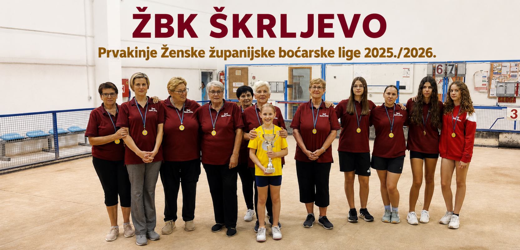 Boćarice Škrljeva osvojile naslov prvakinja Županijske lige