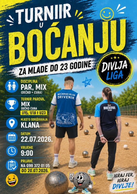 Turnir u boćanju ERS Divlje lige – mix parovi
