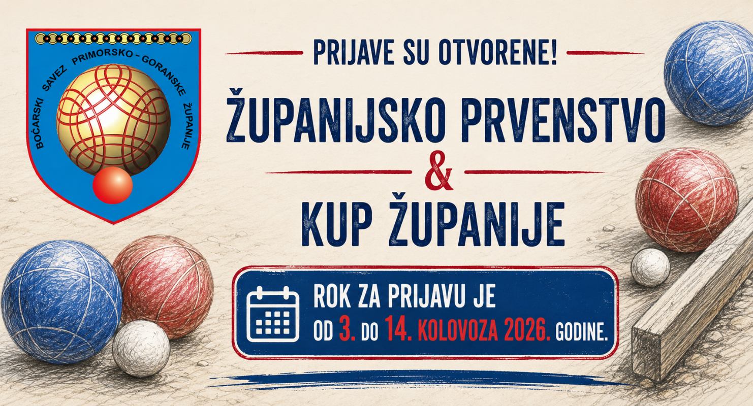 Otvorene prijave: Županijska prvenstva i KUP PGŽ
