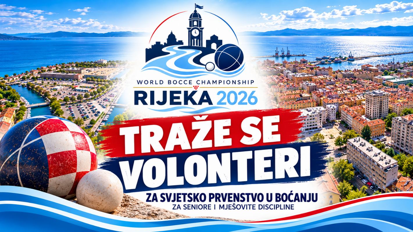 POZIV VOLONTERIMA – SVJETSKO PRVENSTVO U BOĆANJU
