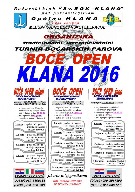 KLANA OPEN 2016