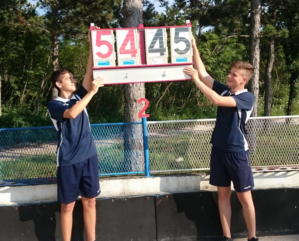 Lovro Šipek i Filip Klarić postavili novi hrvatski kadetski rekord
