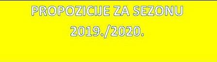 Propozicije u ligaškom natjecanju
