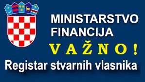  V A Ž N O !!! - REGISTAR STVARNIH VLASNIKA 