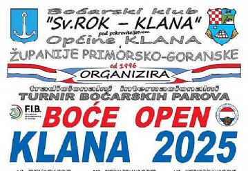 BOĆE OPEN KLANA 2025