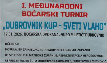 I. Međunarodni boćarski turnir Dubrovnik kup – Sveti Vlaho