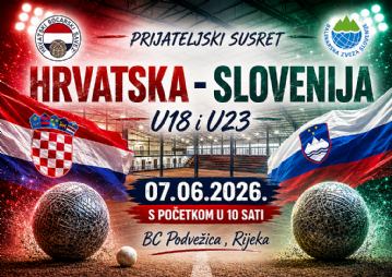 Prijateljski ogled U18 i U23 reprezentacija Hrvatske i Slovenije u Rijeci
