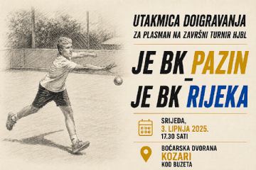 Juniori BK Rijeka protiv Pazina za plasman na završni turnir Hrvatske juniorske boćarske lige