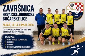 Završnica Hrvatske juniorske boćarske lige (HJBL) u Zadru
