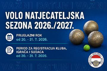 Prijelazni rok i period za registraciju - sezona 2026./2027.