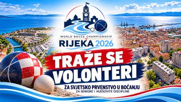 POZIV VOLONTERIMA – SVJETSKO PRVENSTVO U BOĆANJU
